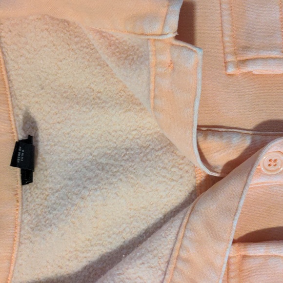 Youth size 14 (XL) peach shacket - Picture 2 of 2